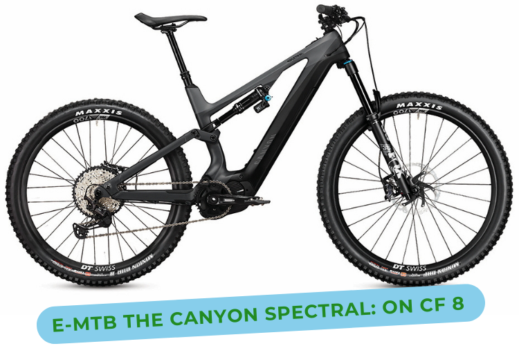 Best Mountain Bikes (E-MTB): The Canyon Spectral: ON CF 8